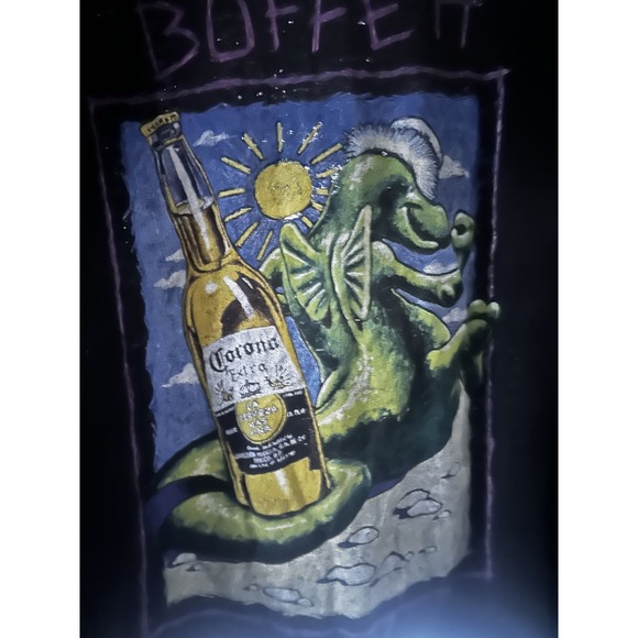 Vtg Jimmy Buffet "Fruitcakes on Tour"1994 Tultex T Shirt Large 90's Concert - Picture 14 of 14